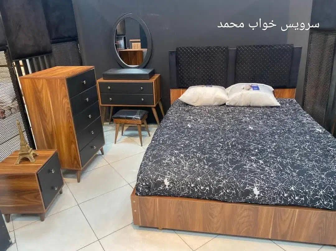 تخت و تشک (مدل اناهیتا)|تخت و سرویس خواب|فردیس, منظریه|دیوار