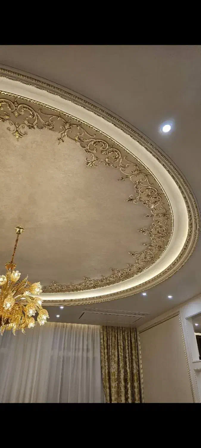 گچبری وآیینه کاری کلاسیک|خدمات پیشه و مهارت|آستانه اشرفیه, |دیوار