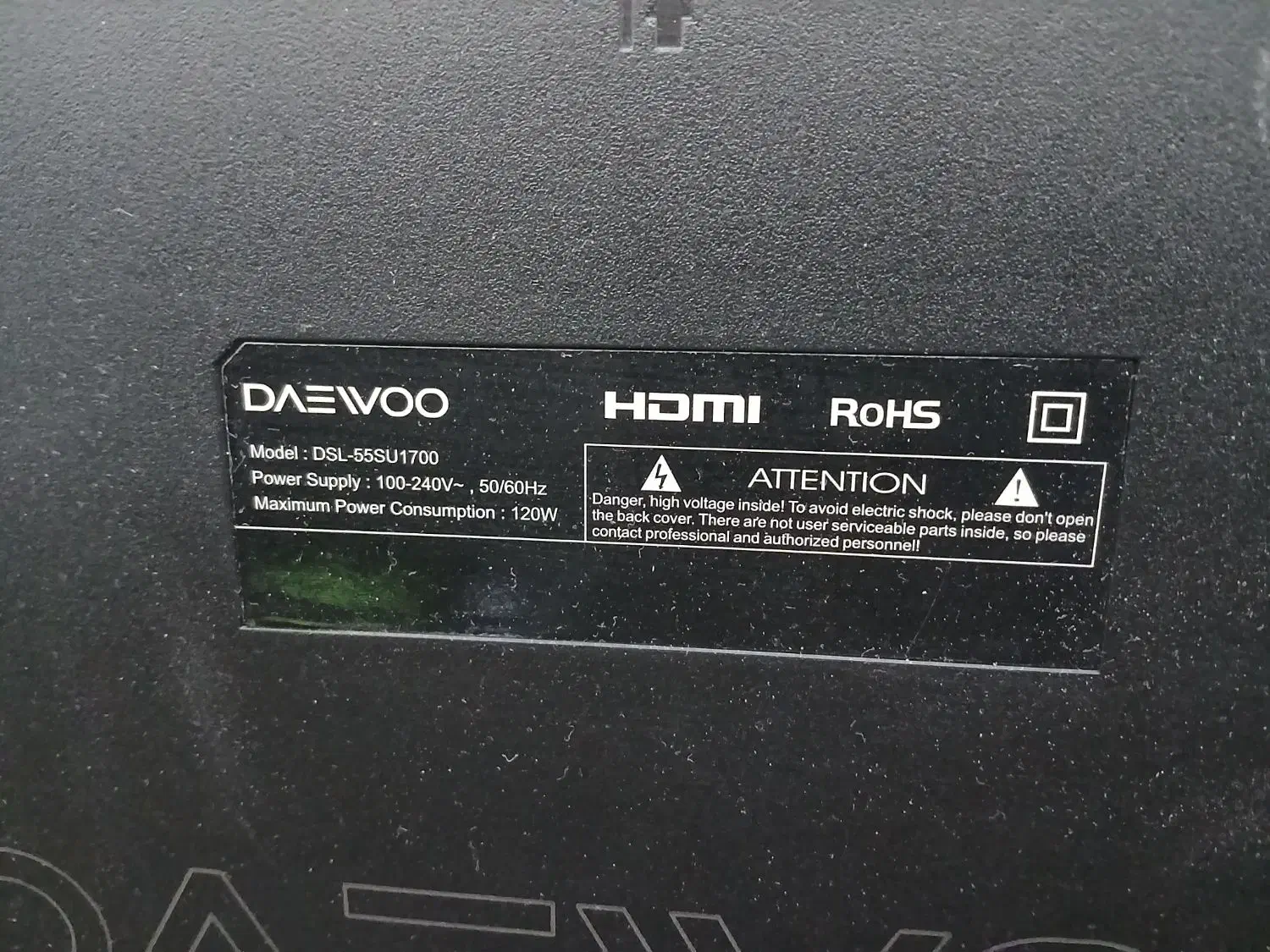 تلویزیون دوو ۵۵ اینج|تلویزیون و پروژکتور|تهران, مشیریه|دیوار