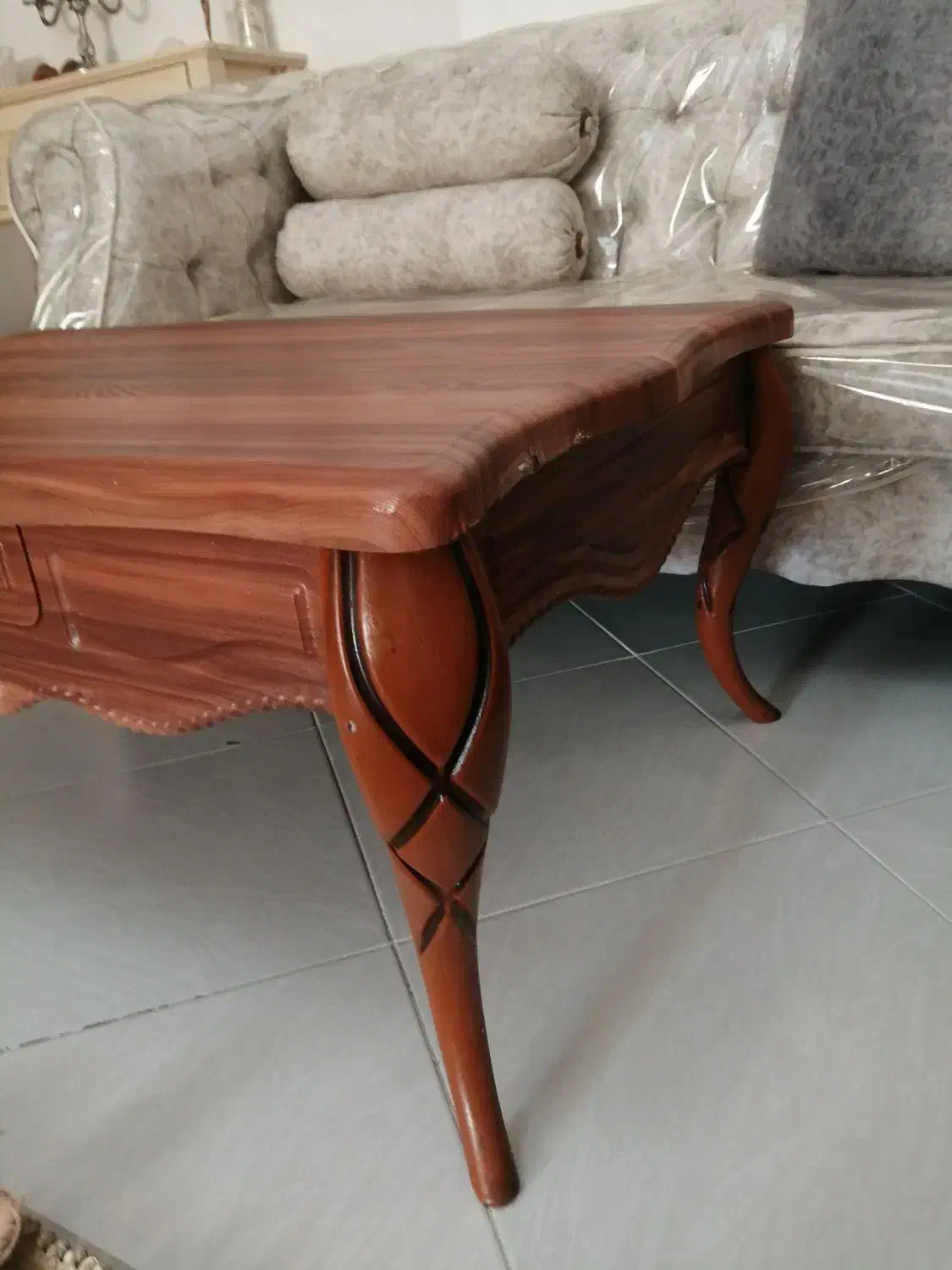 میز عسلی همراه با سه میز کوچک|مبلمان خانگی و میز عسلی|شهمیرزاد, |دیوار