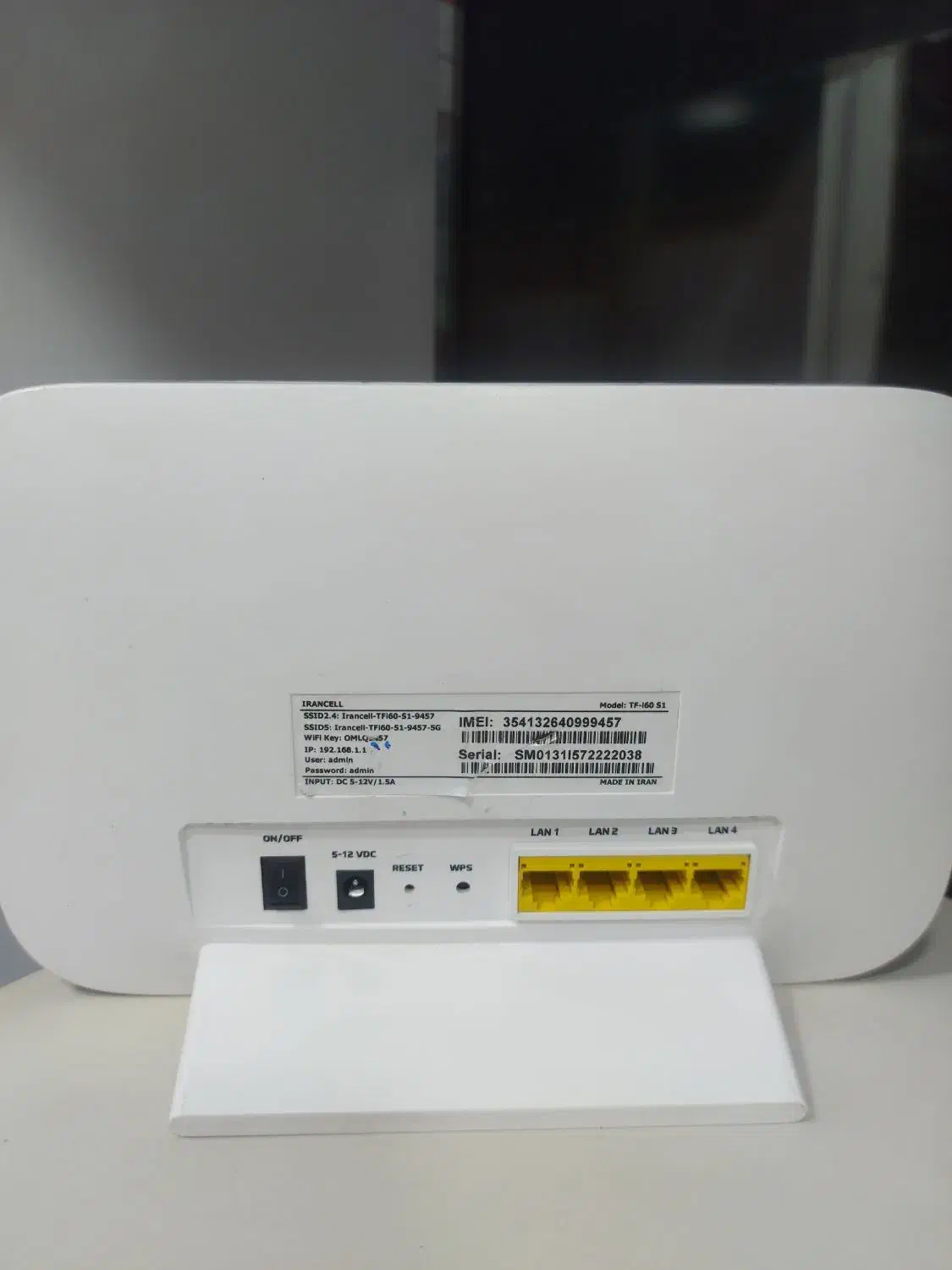 مودم سیمکارتی ایرانسل TF-i60 S1|مودم و تجهیزات شبکه|جوانرود, |دیوار