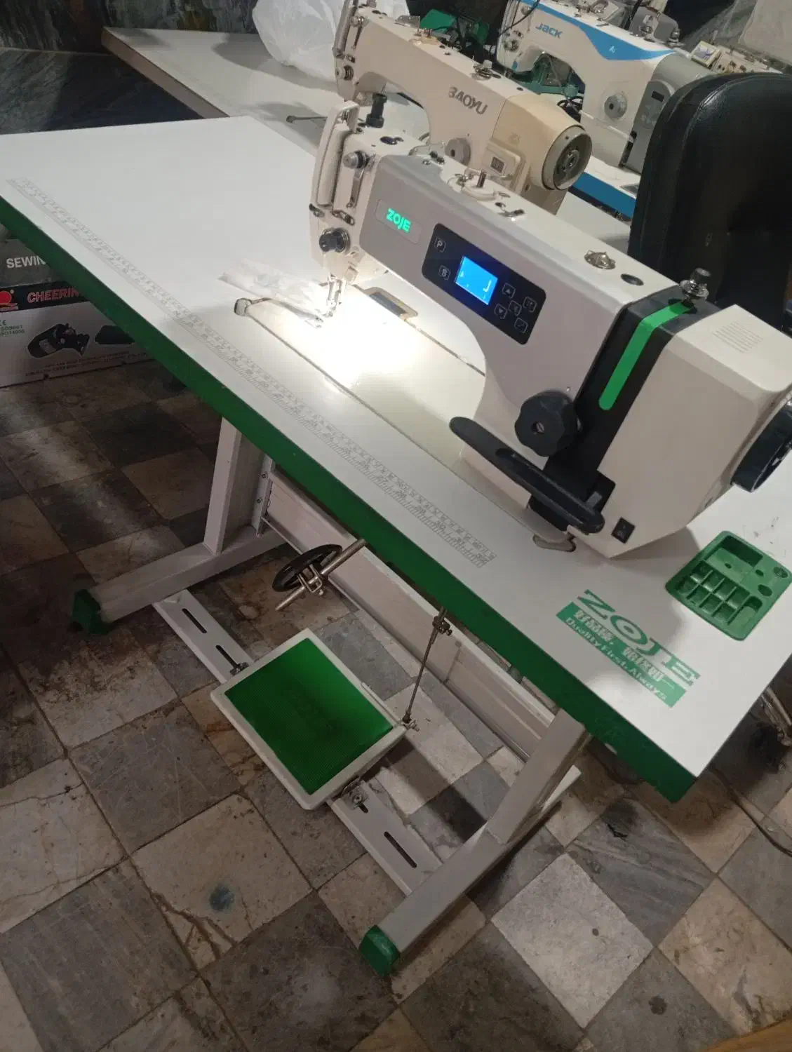 چرخ زوجی نخزن سردوز ۵نخ جک سرخود|چرخ خیاطی و ریسندگی|کرمانشاه, |دیوار