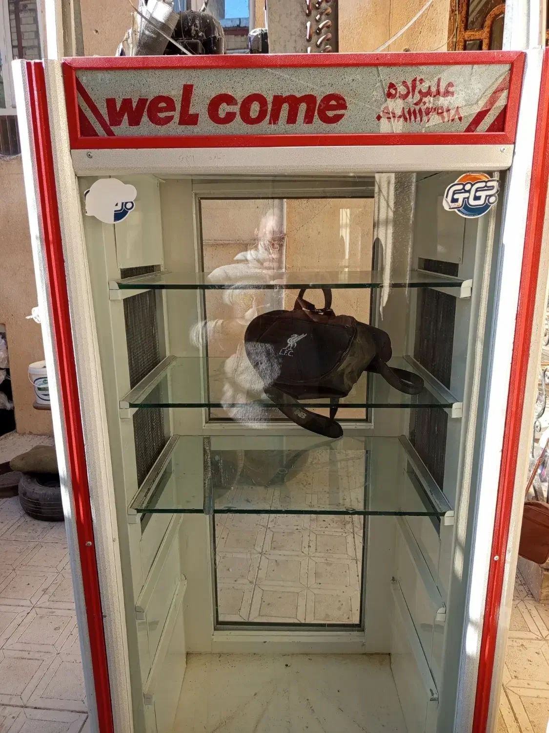 یخچال فروشگاهی دو درب در حد نو|فروشگاه و مغازه|کنگاور, |دیوار