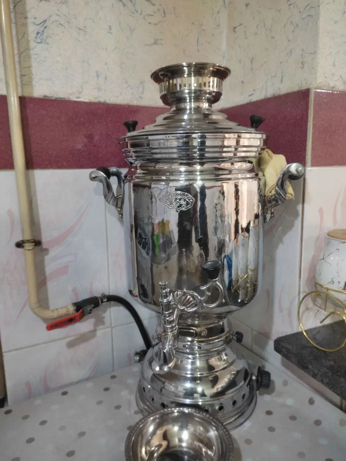 سماور گازی 20 لیتری|سماور، چای‌ساز، قهوه‌ساز|مهاباد (آذربایجان غربی), |دیوار