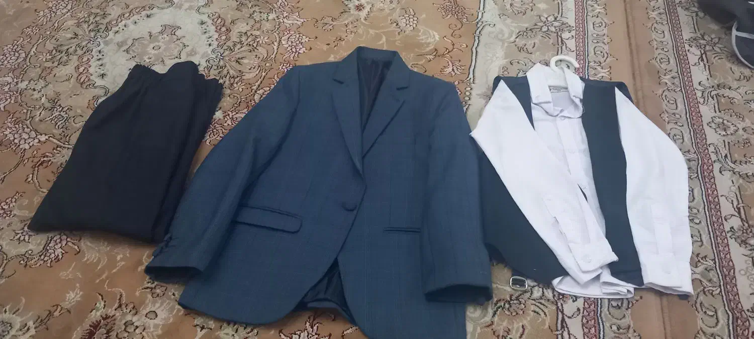 یک دست کت و شلوار 'یک کت تک' دوکفش کالج|لباس|شاهرود, |دیوار