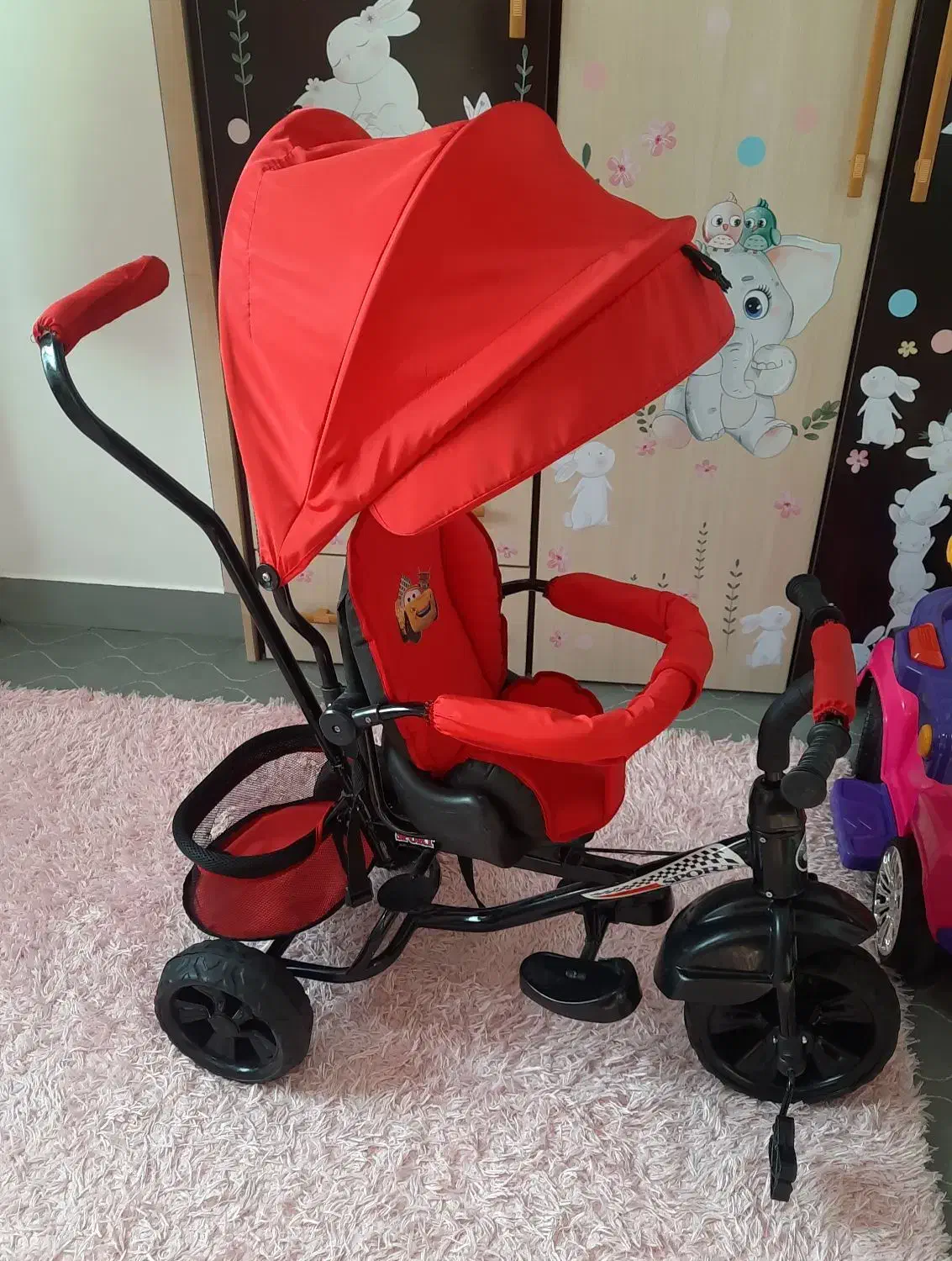 سه چرخه نوصندلی گردان(رو به مادر) برای سیسمونی بود|دوچرخه، اسکیت، اسکوتر|رشت, کوی عرفان|دیوار