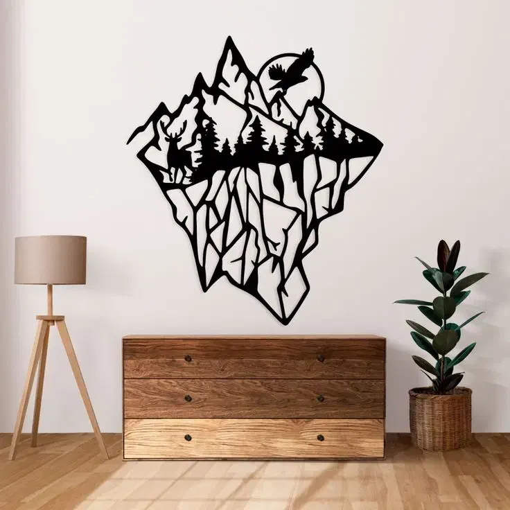 تابلو های فلزی و اکسسوری های دیواری|صنایع دستی و سایر لوازم تزئینی|اصفهان, کوی ولی عصر|دیوار