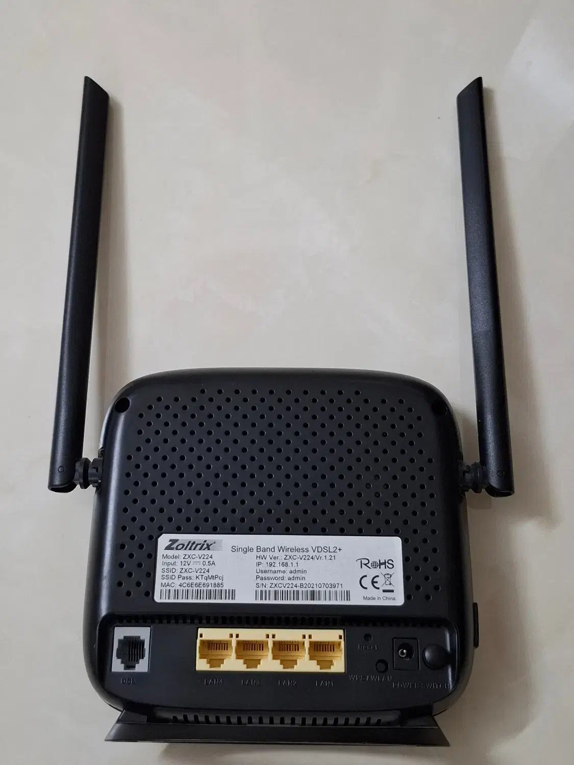 مودم ADSL/VDSL زولتریکس|مودم و تجهیزات شبکه|قم, شهرک قدس|دیوار