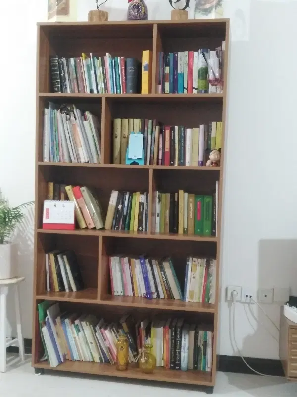 کتابخانه mdf|کتابخانه، شلف، قفسه‌های دیواری|کرج, کوی زنبق|دیوار