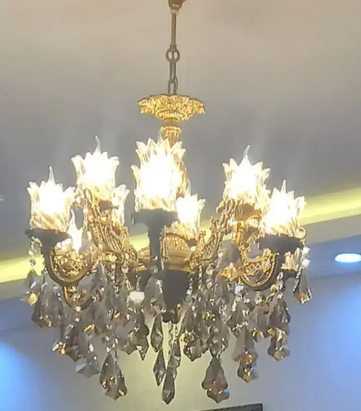 لوستر پذیرایی و آشپزخانه دو تا با هم|لوستر و چراغ آویز|بیرجند, |دیوار