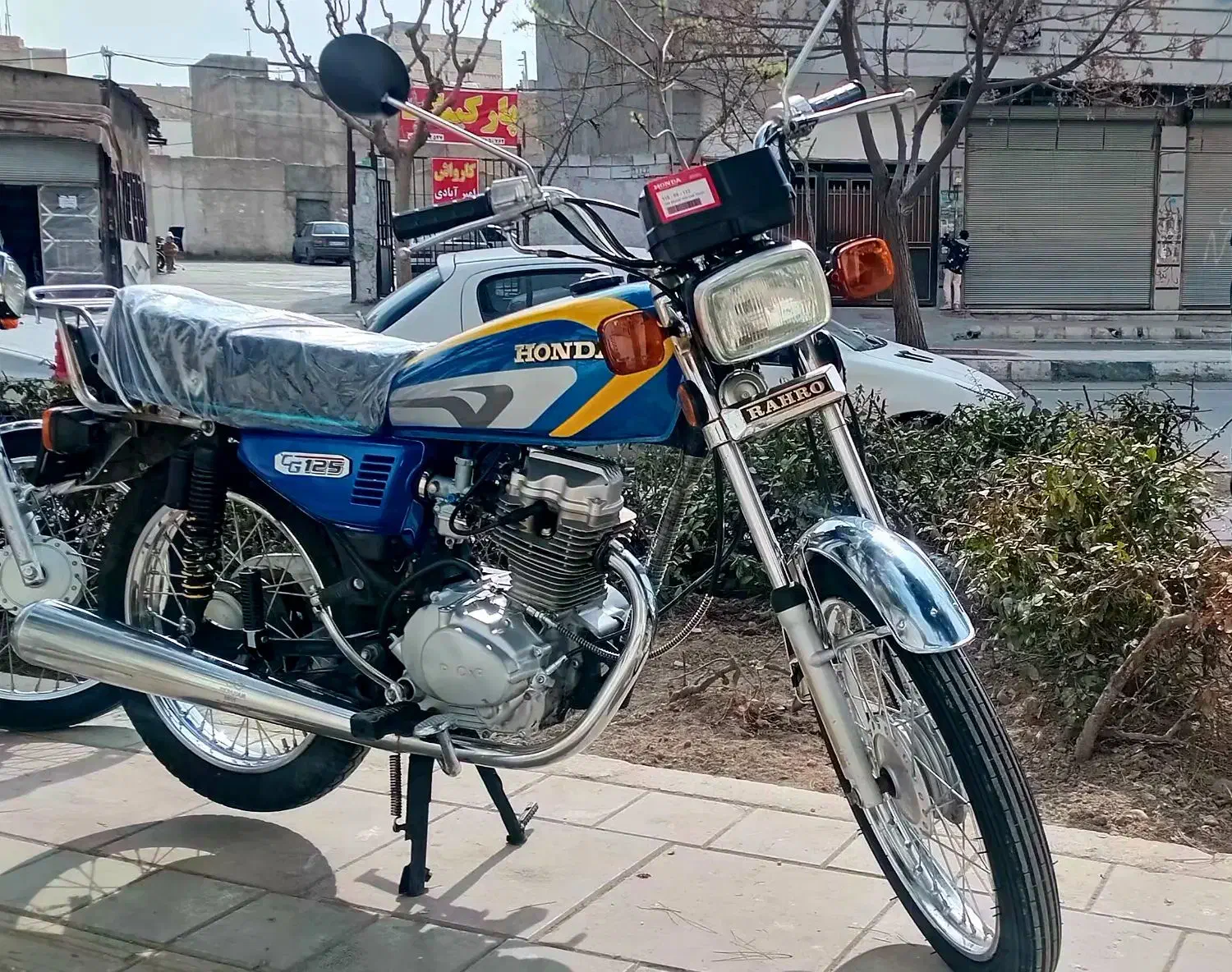 هندا ۱۲۵کویر|موتورسیکلت|قدس, شهر‌قدس|دیوار