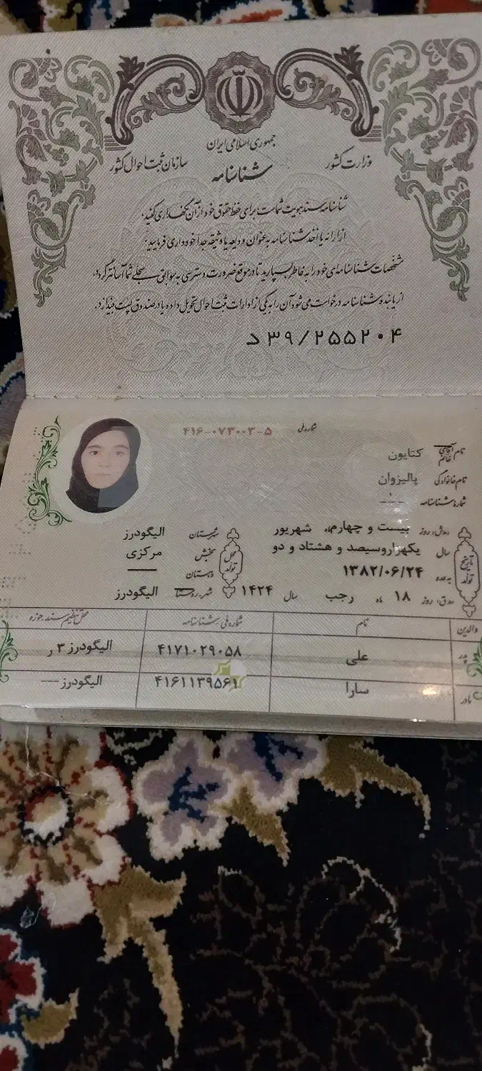 شناسنامه|اشیا|الیگودرز, |دیوار