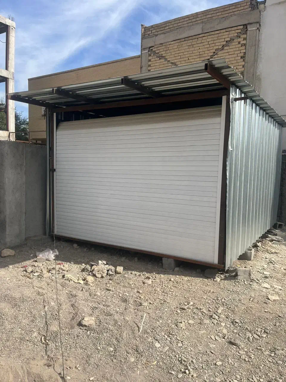 کانکس با درب برقی|مصالح و تجهیزات ساختمان|جیرفت, |دیوار