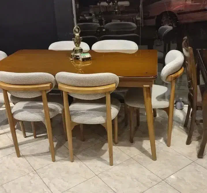 میز ناهار خوری جهیزیه عروس نو|میز و صندلی غذاخوری|مشهد, سید رضی|دیوار