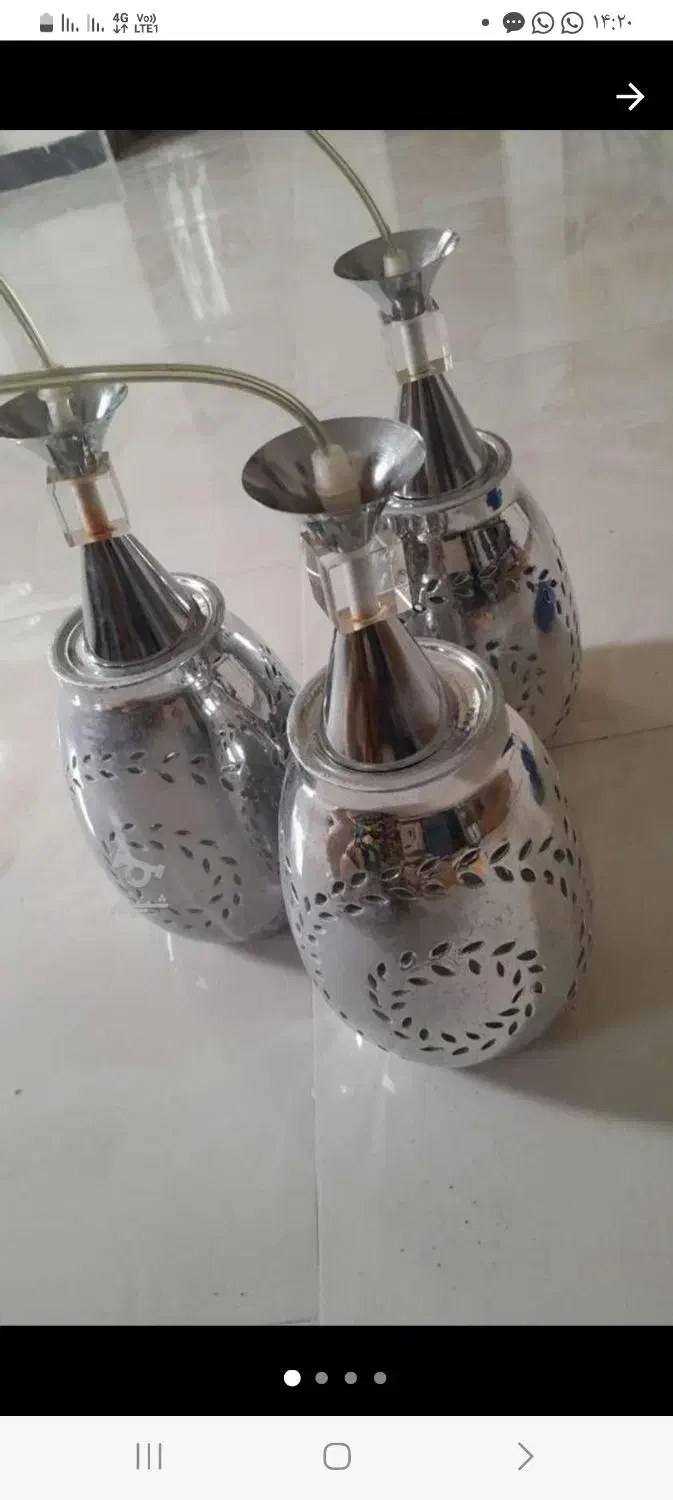 لوسترسه شاخه|لوستر و چراغ آویز|رشت, فلسطین|دیوار