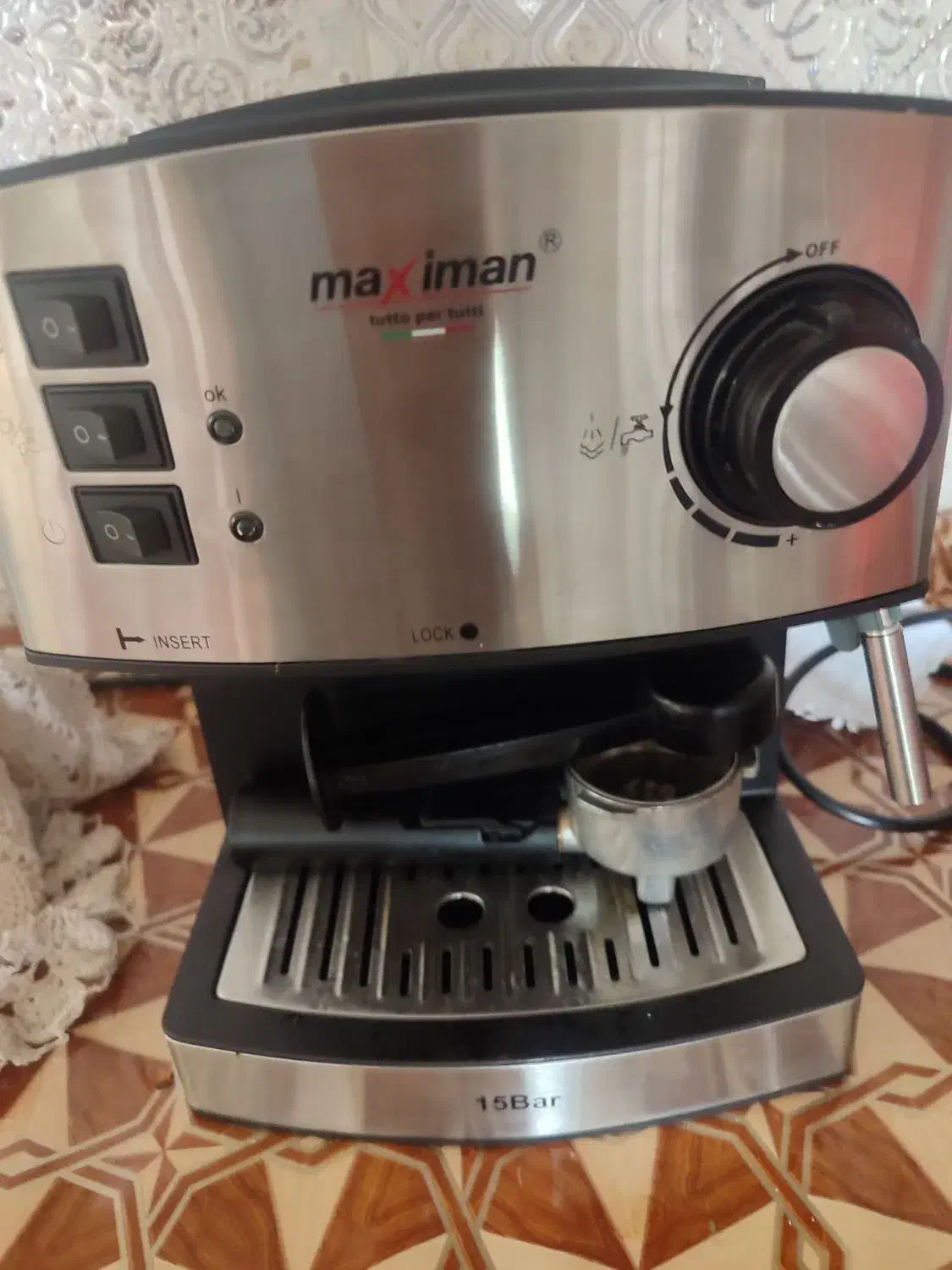 یک عدد دستگاه قهوه ساز اسپرسو بفروش می رسد|سماور، چای‌ساز، قهوه‌ساز|بیرجند, |دیوار