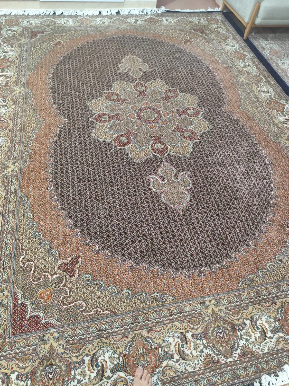 فروش سه تخته فرش ۱۲متری کارکرده|فرش|فراشبند, |دیوار