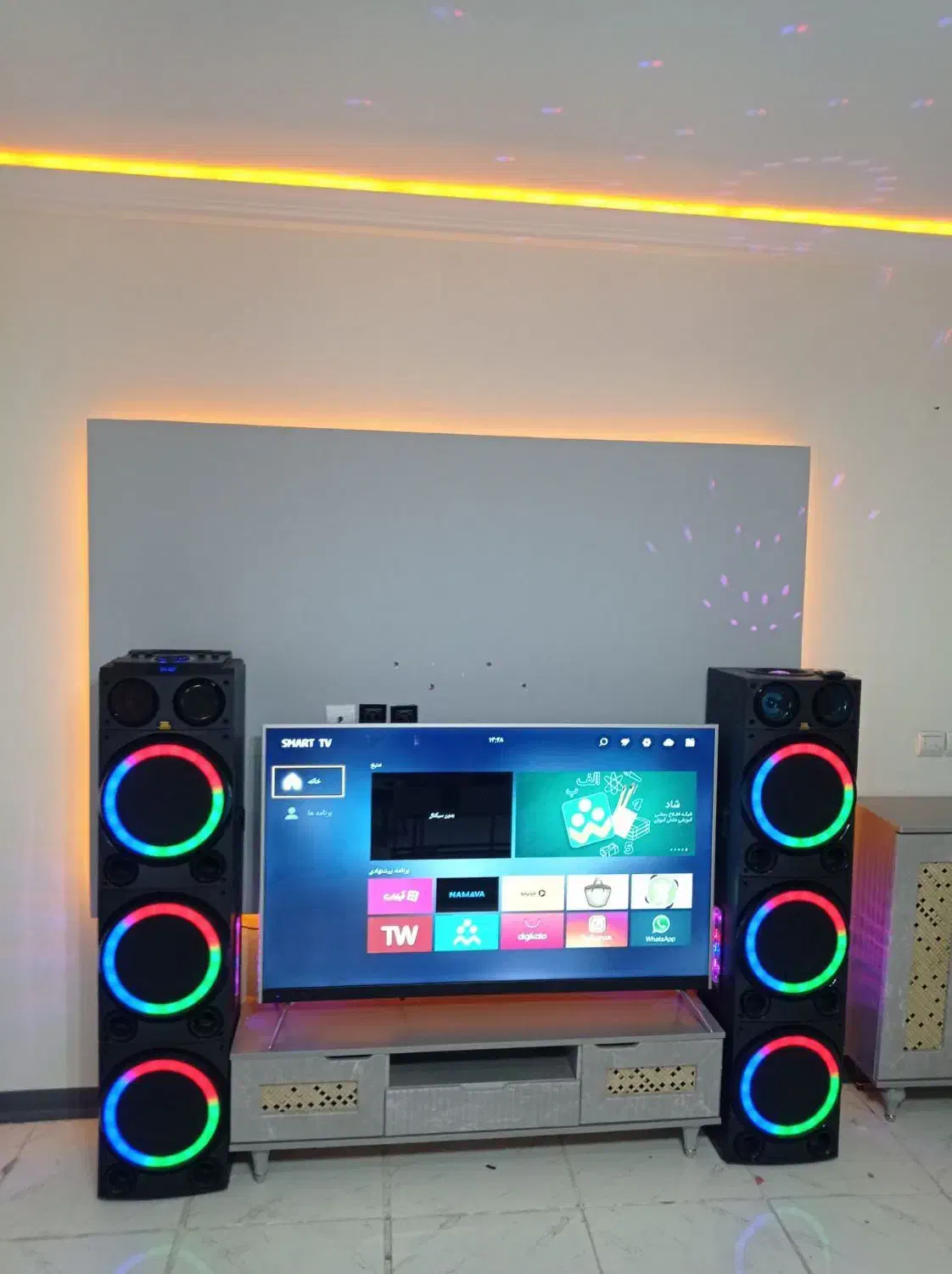 تلویزیون ۵۵ اینچ هوشمند 4k|تلویزیون و پروژکتور|رباط‌کریم, رباط‌کریم|دیوار