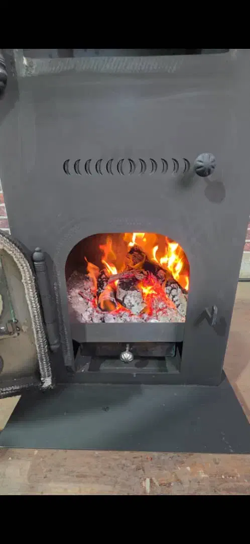 بخاری هیزمی فردار ورق ۳ میل دو طبقه|بخاری، هیتر، شومینه|سنندج, |دیوار