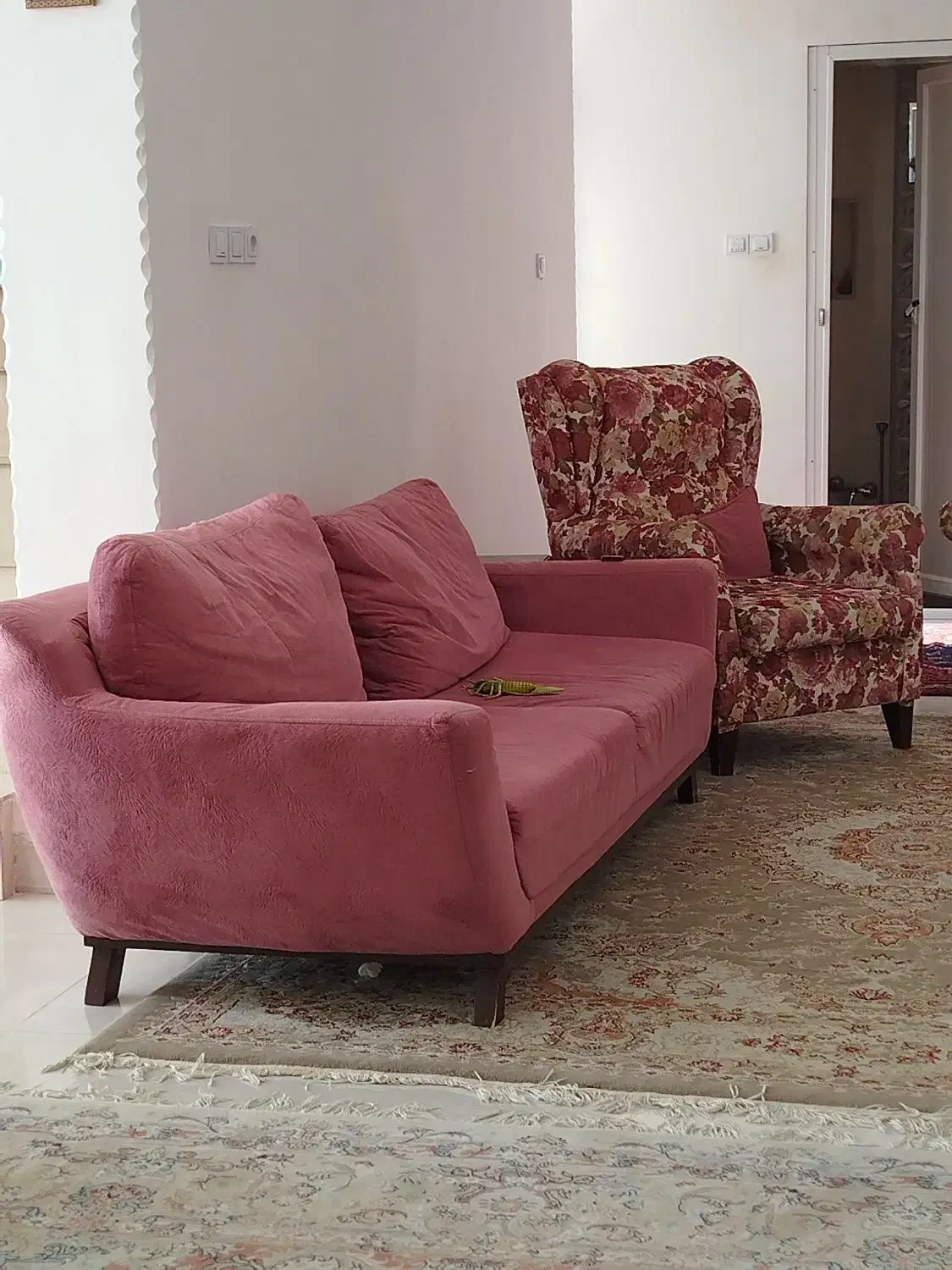 مبل 6نفره تخته خواب شو|مبلمان خانگی و میز عسلی|داراب, |دیوار