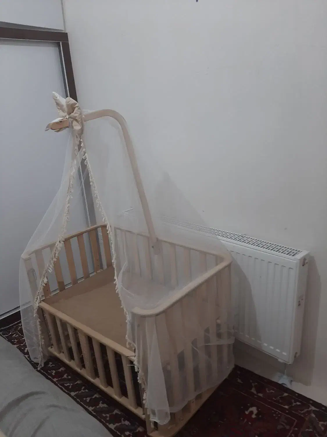 گهواره نوزاد (تخت نوزاد) برند Angelland سیسمونی|تخت و صندلی بچه|تبریز, |دیوار