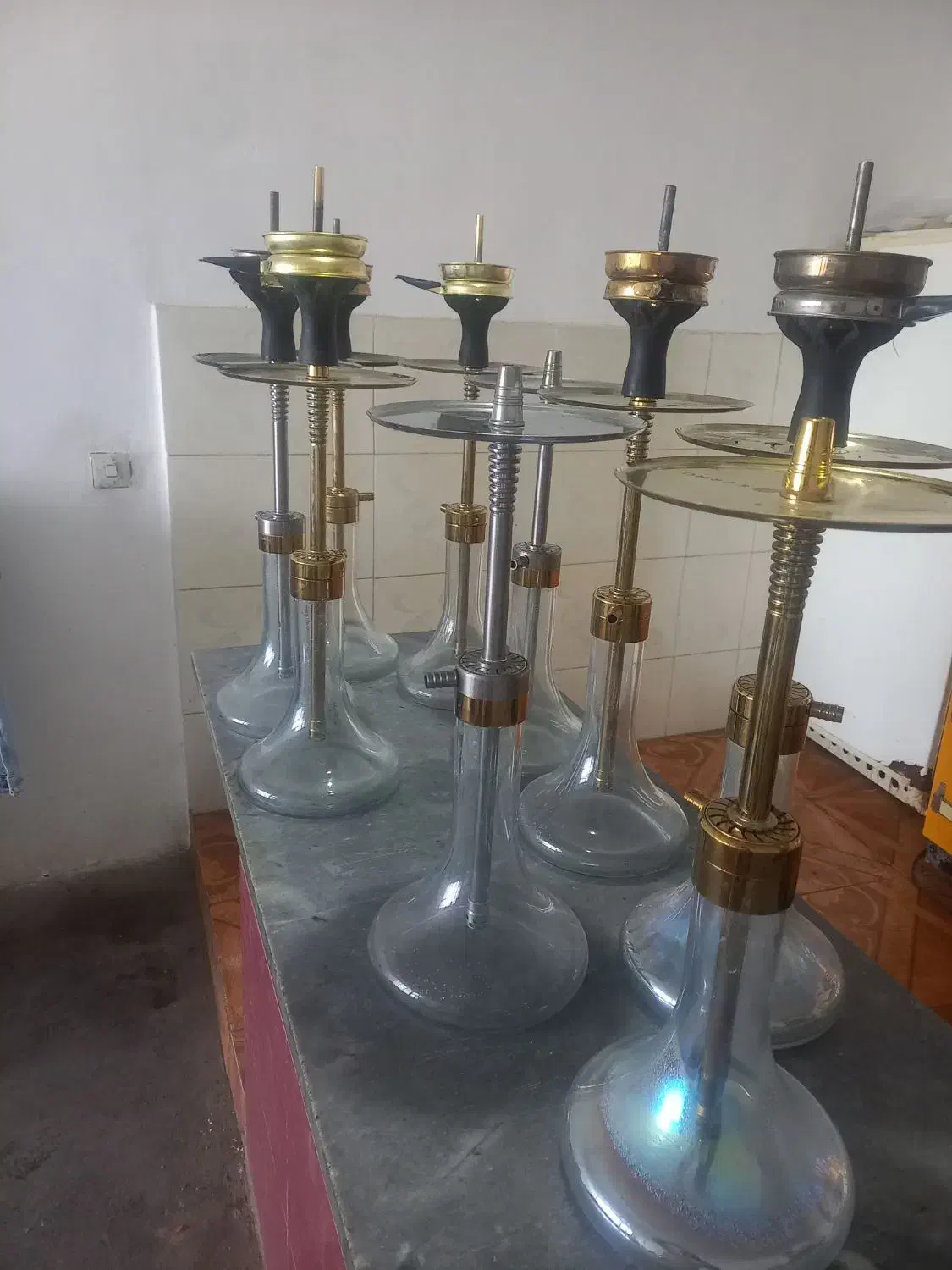 قلیون کرنو اصل تعداد ۱۱عدد|کافی‌شاپ و رستوران|آبیک, |دیوار