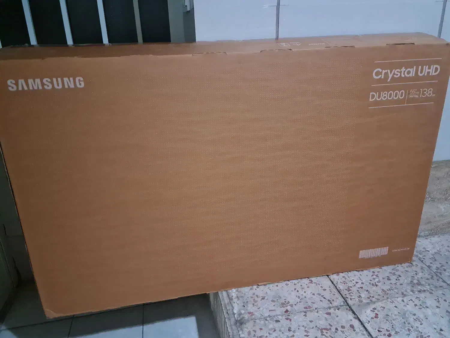 کارتن تلویزیون 55 اینچ Samsung|تلویزیون و پروژکتور|شیراز, بعثت|دیوار