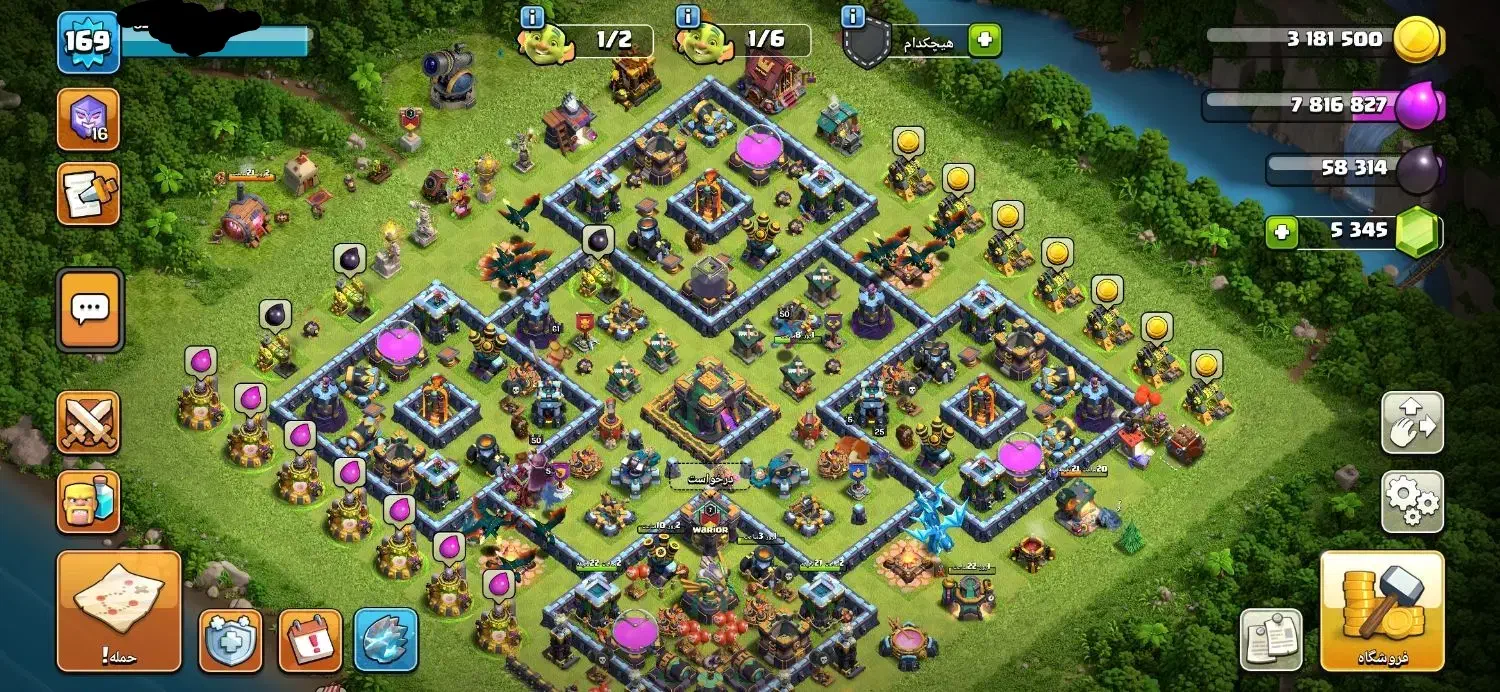 اکانت کلش۱۴|کنسول، بازی ویدئویی و آنلاین|ملایر, |دیوار