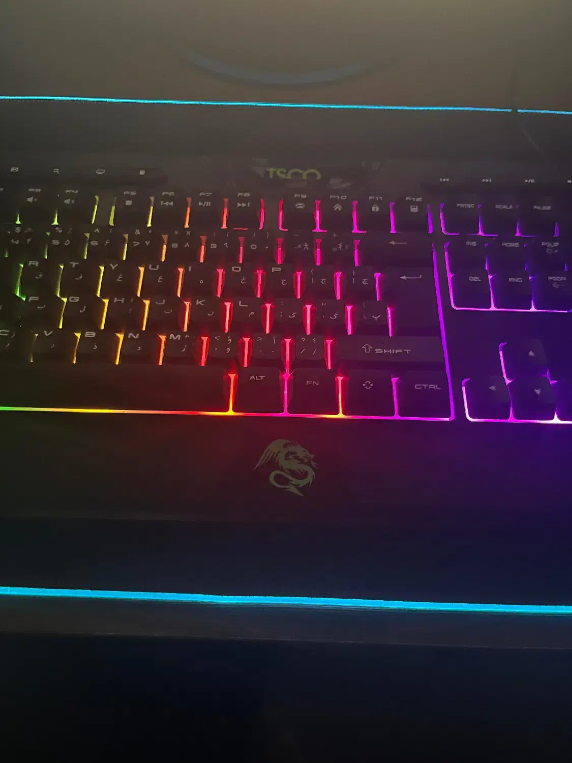 کیبورد گیمینگ تسکو|قطعات و لوازم جانبی رایانه|فولادشهر, C3|دیوار