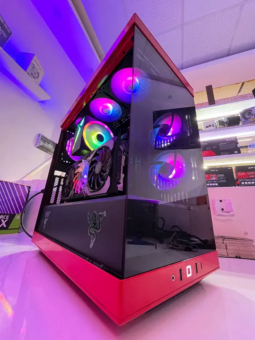 کیس کامپیوتر رندرینگ گیمینگ حرفه ای|رایانه رومیزی|اردبیل, |دیوار