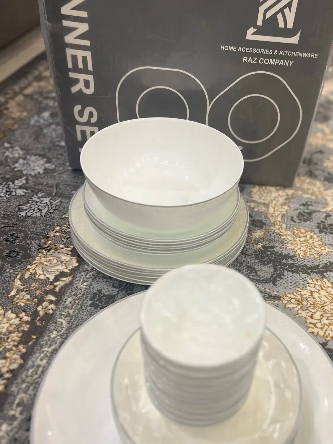 ۲ دست سرویس ارکوپال|ظروف سرو و پذیرایی|لنگرود, |دیوار