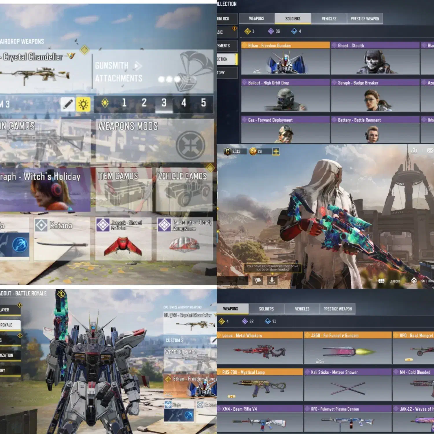 3 عدد اکانت کالاف|کنسول، بازی ویدئویی و آنلاین|شیراز, گلکوب|دیوار