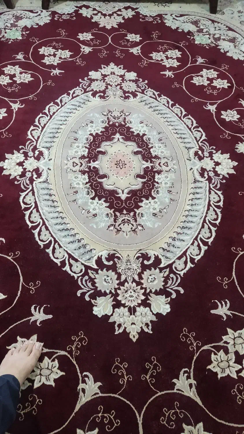 دو عددفرش ۱۲ متری تمیز و مرتب تمام نخ|فرش|گالیکش, |دیوار