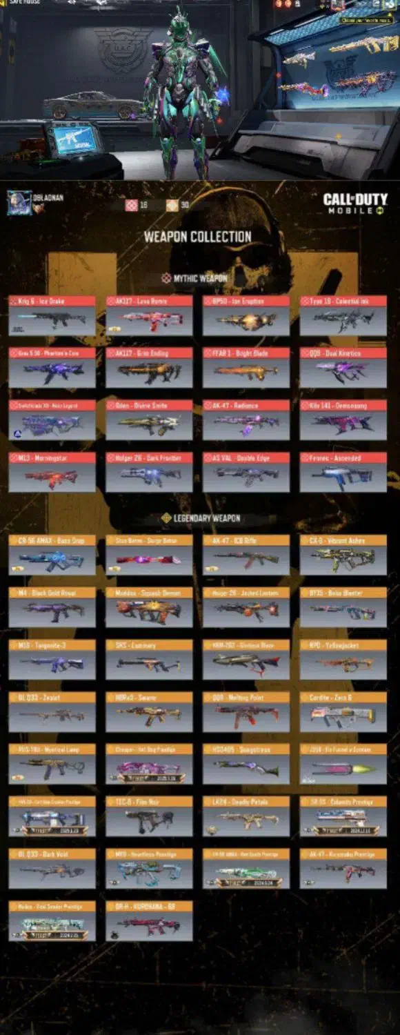 اکانت کالاف ( call Of duty mobile )|کنسول، بازی ویدئویی و آنلاین|تهران, دروس|دیوار