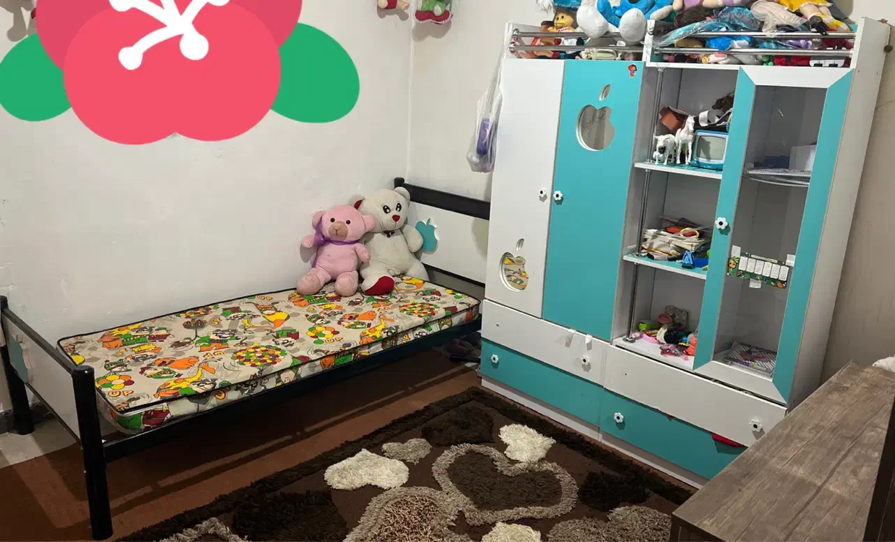 تخت خواب نوجوان ،کمدلباس واسباب بازی|تخت و سرویس خواب|رفسنجان, |دیوار