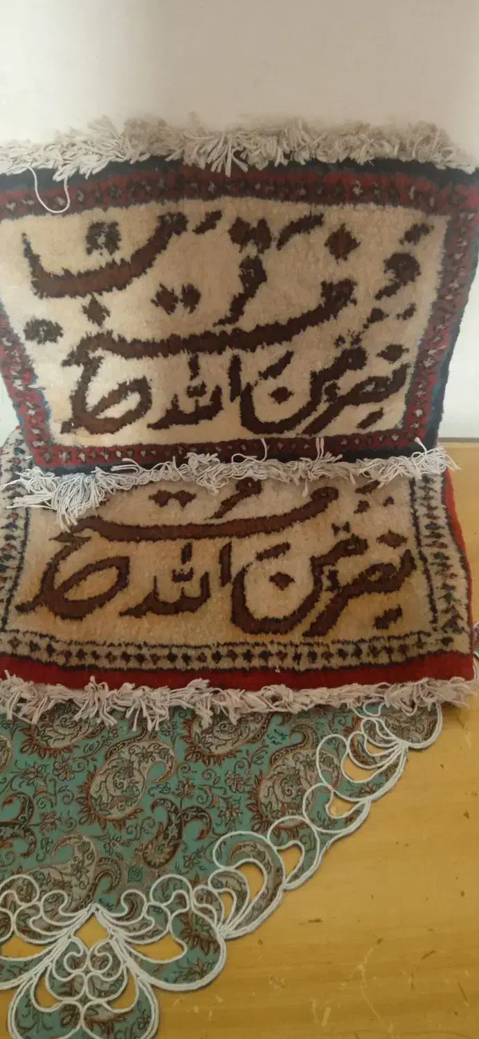 دو عدد تابلو فرش دستباف تبریز قدیمی|تابلو، نقاشی، عکس|نسیم‌شهر, |دیوار