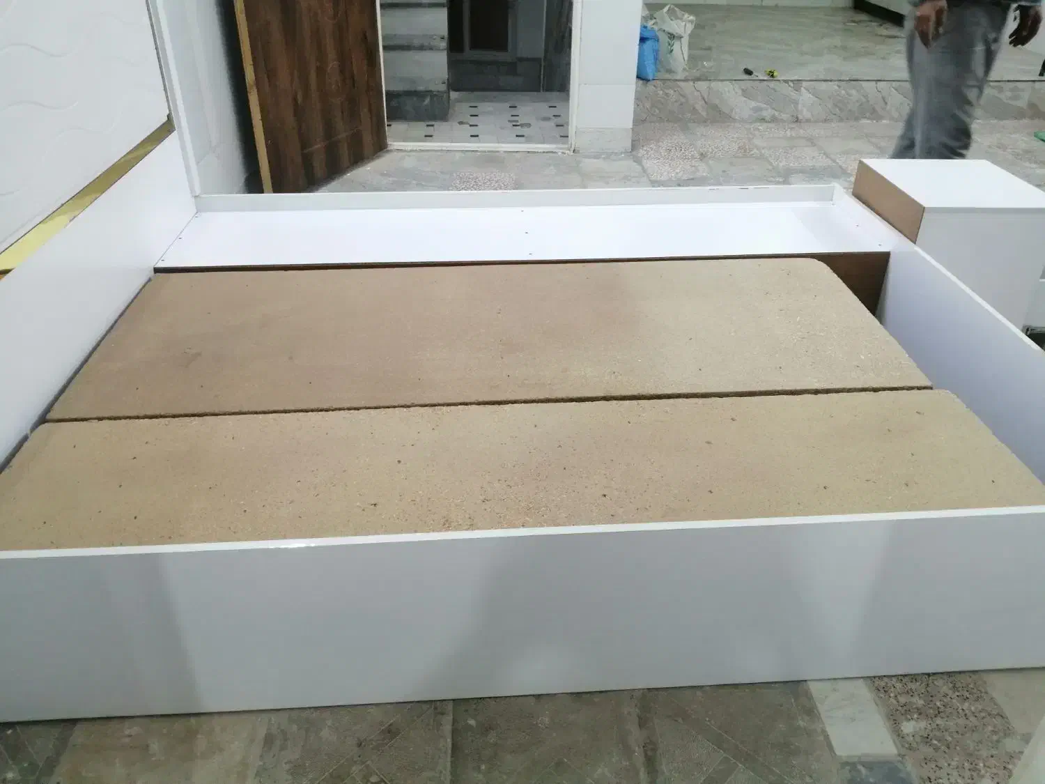 تخت خواب دونفره|تخت و سرویس خواب|قم, نیروگاه|دیوار