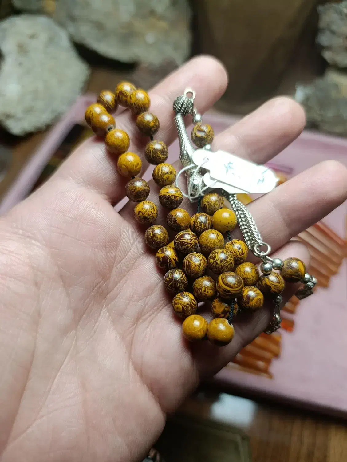 تسبیح ۳۳تایی سنگ مریم ۸|بدلیجات|ارومیه, |دیوار