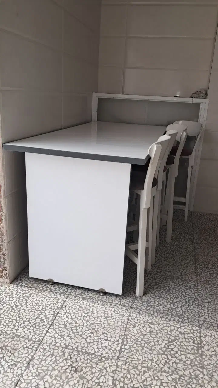 میز نهارخوری بلند ام دی اف|میز و صندلی غذاخوری|شیراز, دشت چنار|دیوار