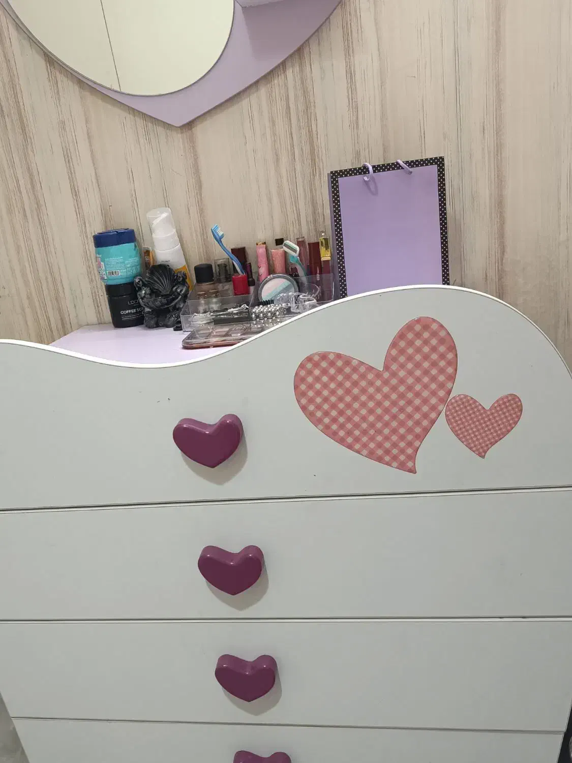 دراور ،میزآرایش بچگانه، آینه|جاکفشی، کمد، دراور|ری, دولت‌آباد|دیوار