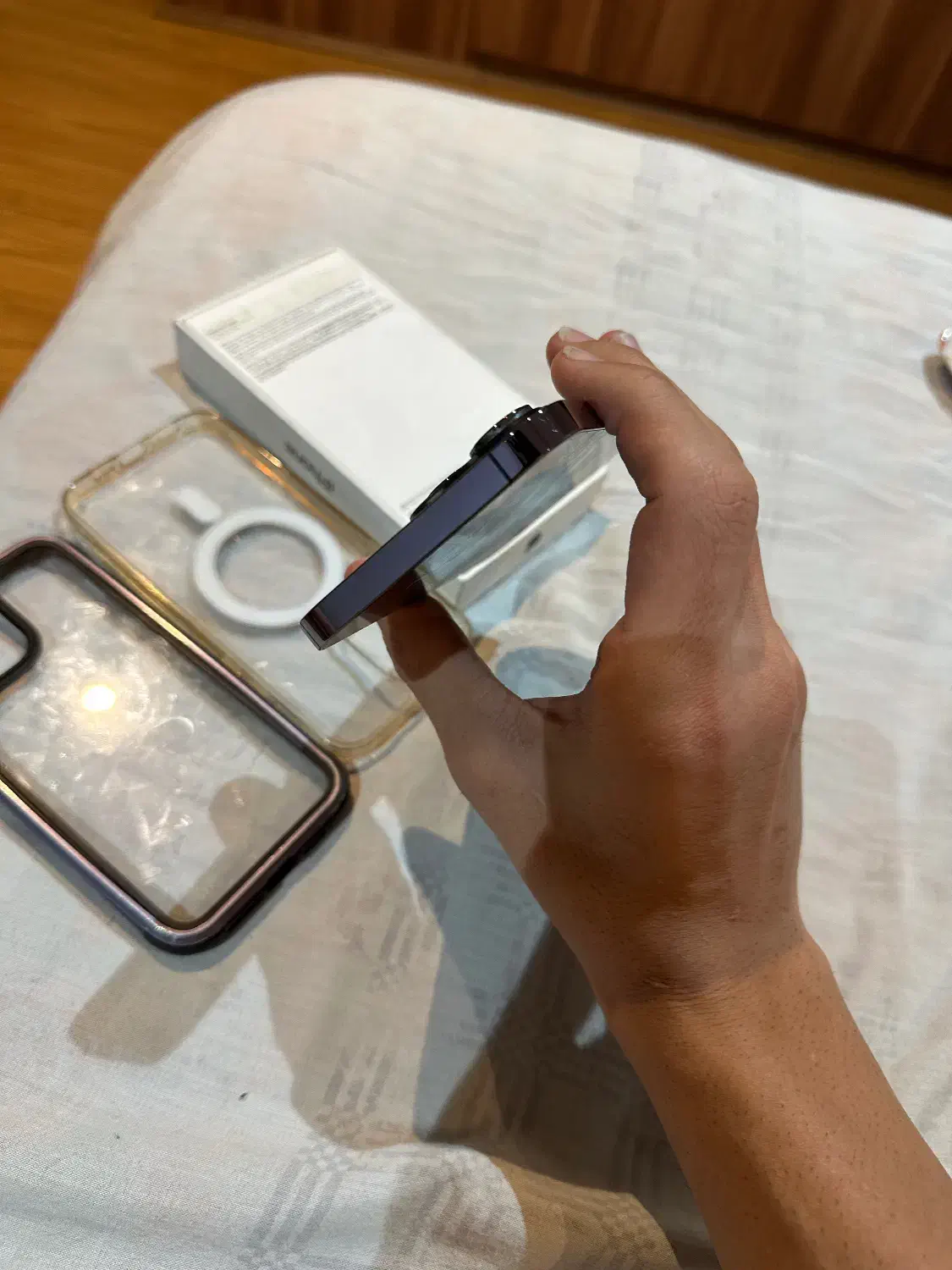 ایفون ۱۴ پرومکس ۲۵۶ گیگ zaaدرحدنو|موبایل|تهران, کاشانک|دیوار