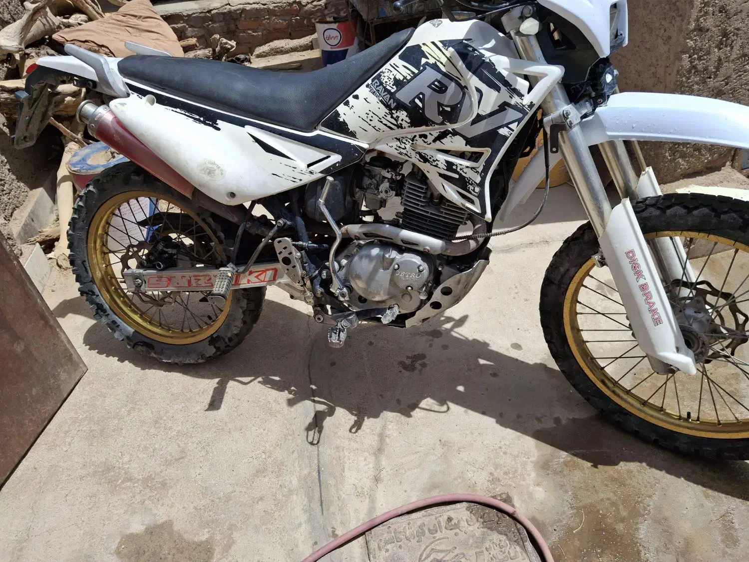 موتور تریل روان 91|موتورسیکلت|بیرجند, |دیوار