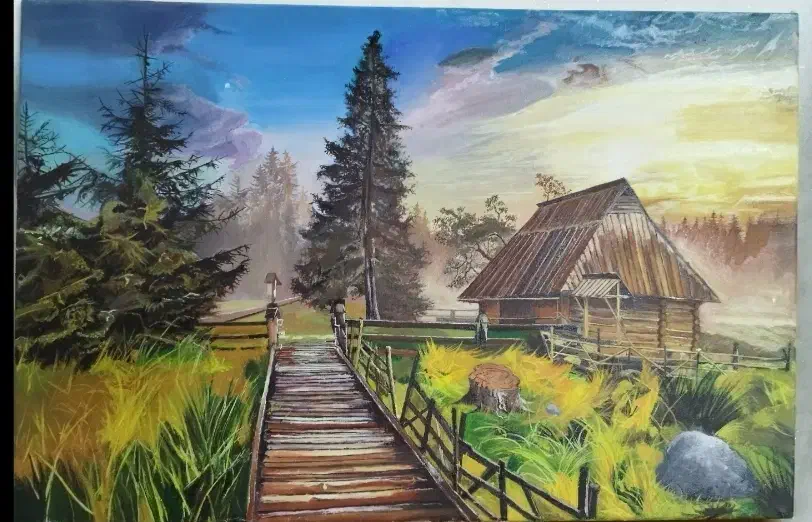 تابلو نقاشی رنگ روغن|تابلو، نقاشی، عکس|گنبد کاووس, |دیوار