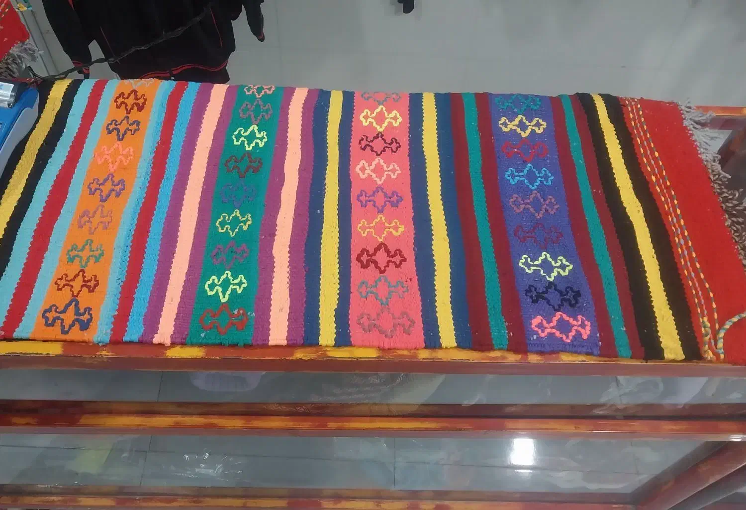 قالیچه دست باف .جفتی|فرش|طرقبه, |دیوار