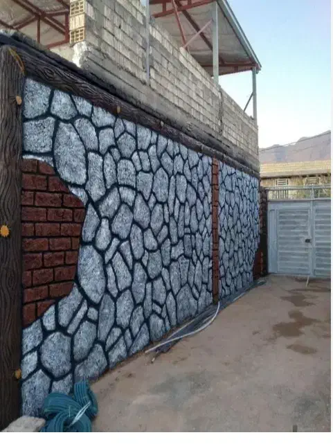 سنگ کاری نماوسرامیک کف کاشیکاری،سیمانکاری صخره ای|خدمات پیشه و مهارت|اسدآباد, |دیوار