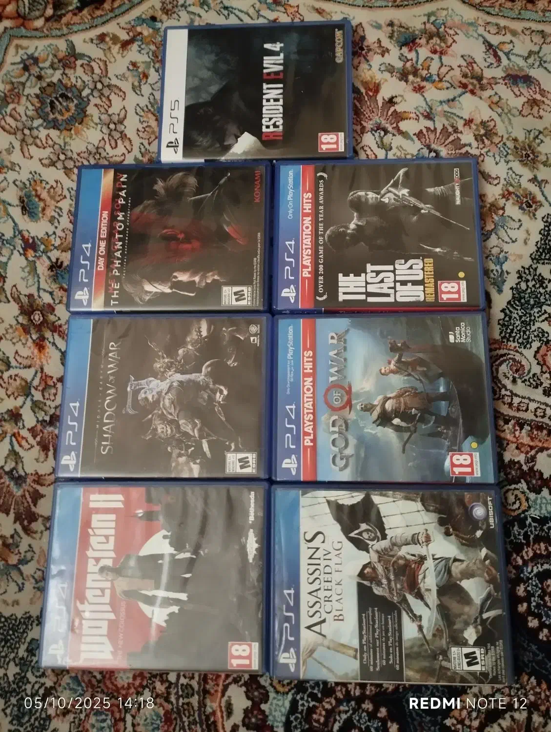 6 تا بازی PS4 و 1 بازی Ps5|کنسول، بازی ویدئویی و آنلاین|تهران, تهرانپارس شرقی|دیوار
