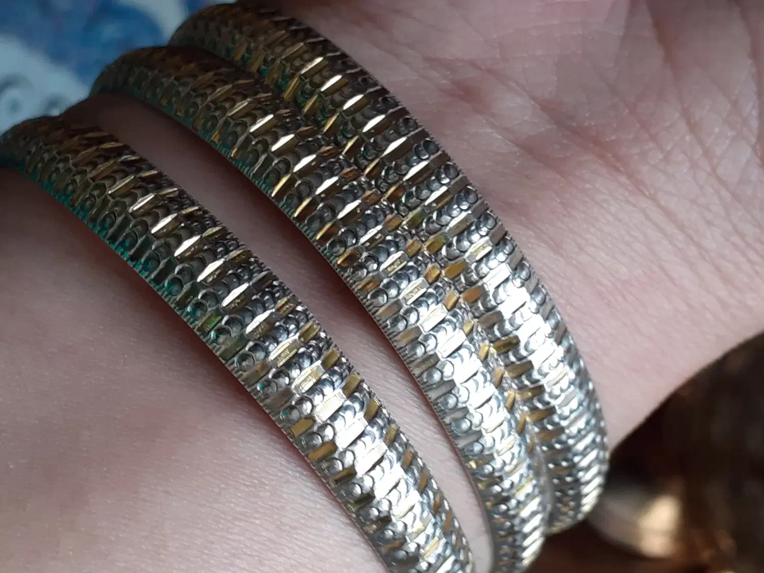 النگو نقره طرح طلا|جواهرات|اردبیل, |دیوار