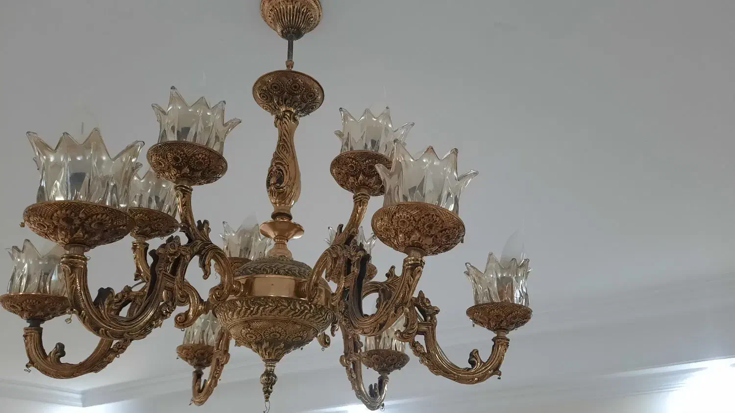 لوستر برنج|لوستر و چراغ آویز|تهران, صادقیه|دیوار