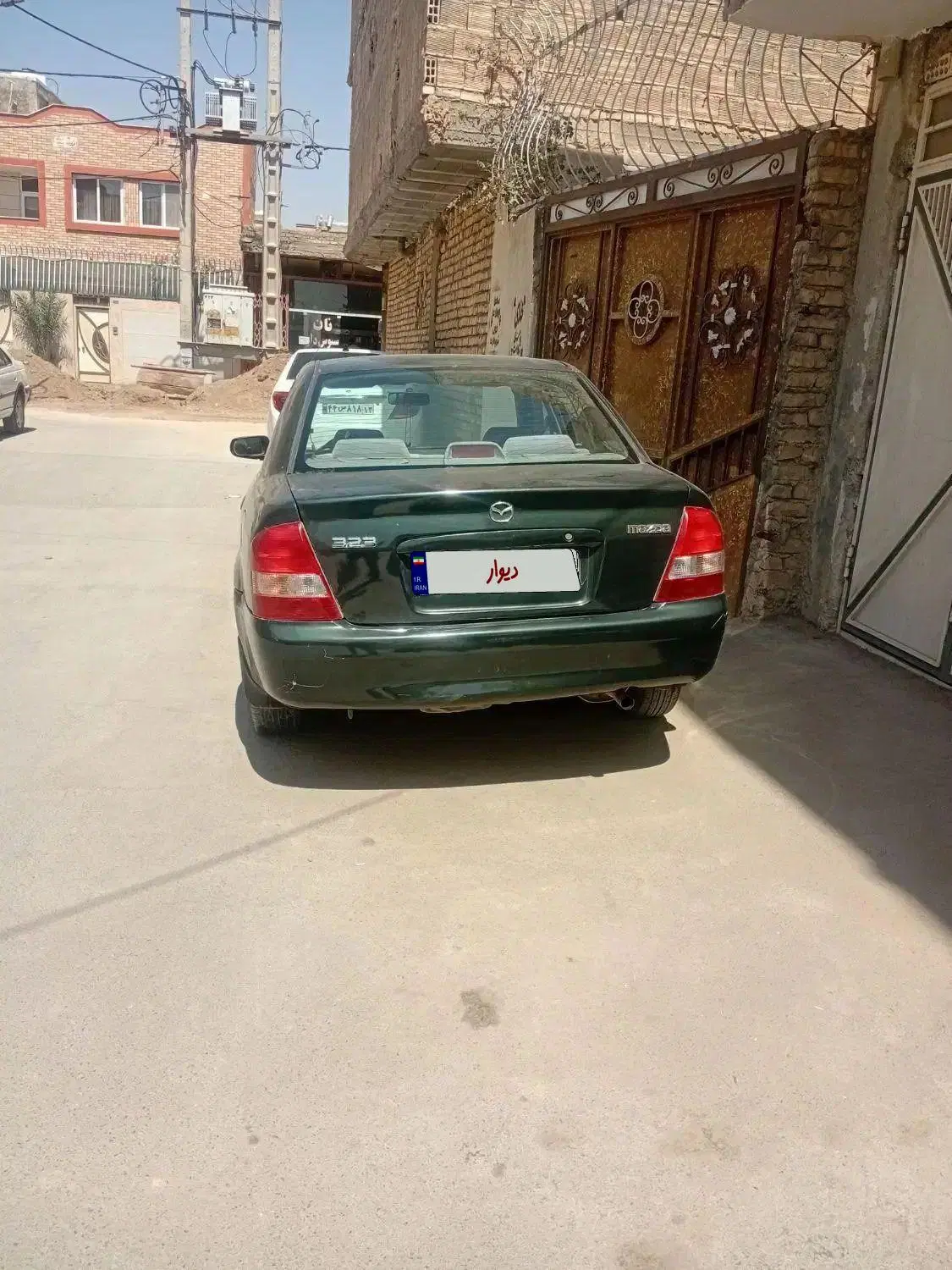 مزدا۳۲۳جی الیکس مدل ۸۱رنگ یشمی|خودرو سواری و وانت|اصفهان, گلستان|دیوار