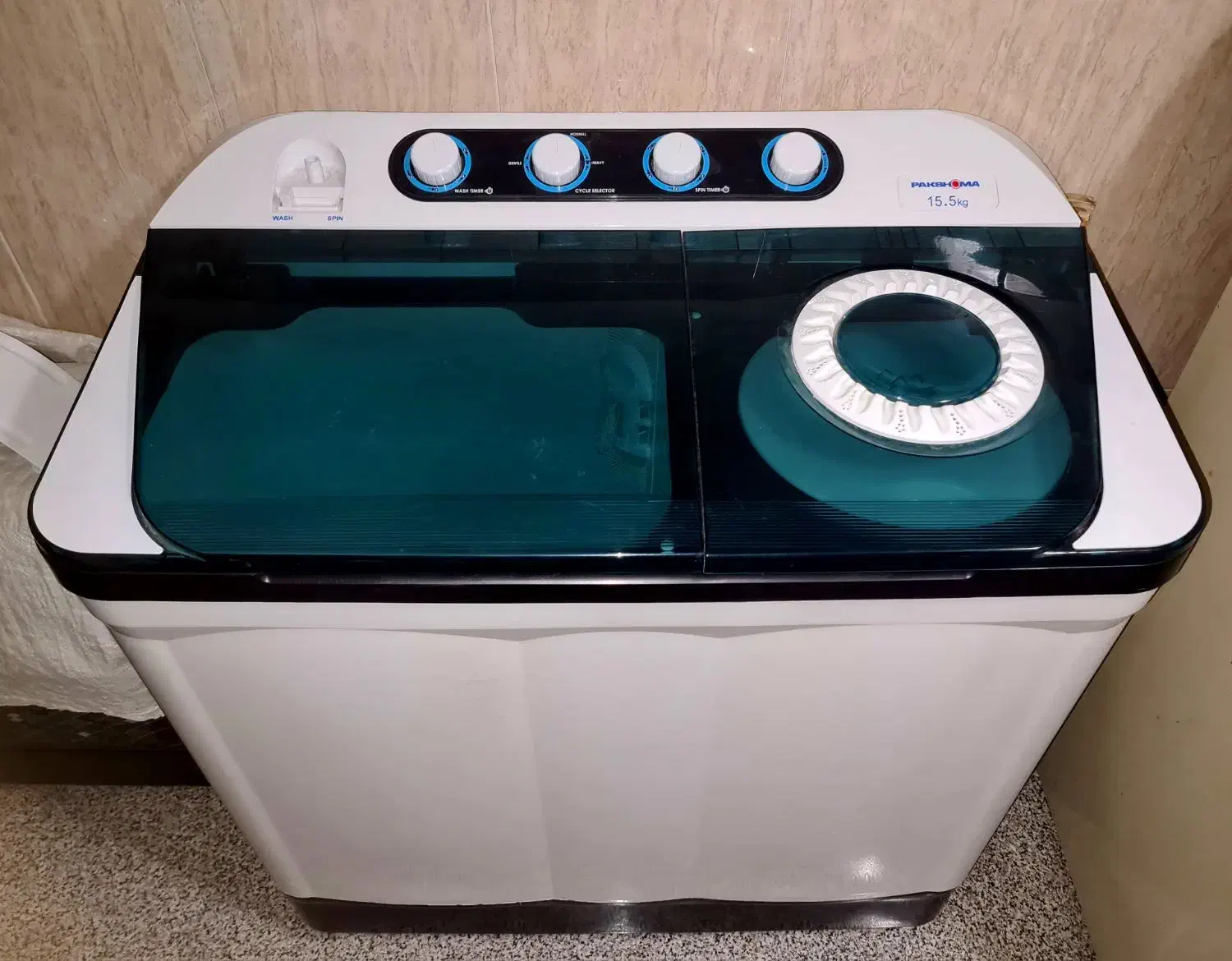 لباسشویی دوقلو 15.5 کیلویی پاکشوما|ماشین لباسشویی و خشککن لباس|دوگنبدان, |دیوار